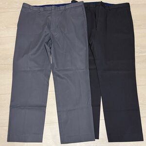 Banana Republic Men's Charcoal and Black Dress Pants Bundle 38x32